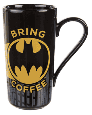 DC Comics Batman Bring Coffee Latte Mug DC Comics Batman Bring Coffee Latte Mug
