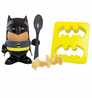 DC Comics Batman Egg Cup And Toast Cutter Set DC Comics Batman Egg Cup And Toast Cutter Set