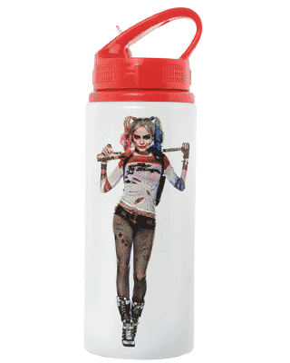 DC Comics Harley Quinn Daddy's Lil Monster Aluminium Water Bottle DC Comics Harley Quinn Daddy's Lil Monster Aluminium Water Bottle
