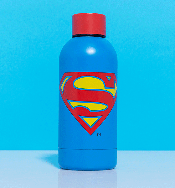 DC Comics Job For Superman Metal Water Bottle