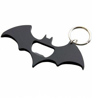 DC Comics Matt Black Batman Logo Multi Tool Keyring DC Comics Matt Black Batman Logo Multi Tool Keyring