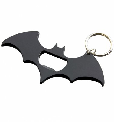 DC Comics Matt Black Batman Logo Multi Tool Keyring DC Comics Matt Black Batman Logo Multi Tool Keyring