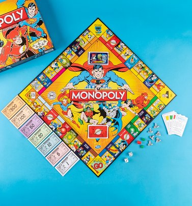 DC Comics Monopoly Game Set DC Comics Monopoly Game Set