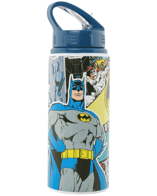 DC Comics Retro Batman Aluminium Water Bottle DC Comics Retro Batman Aluminium Water Bottle
