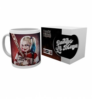 DC Comics Suicide Squad Harley Quinn Daddy's Little Monster Photographic Mug DC Comics Suicide Squad Harley Quinn Daddy's Little Monster Photographic Mug