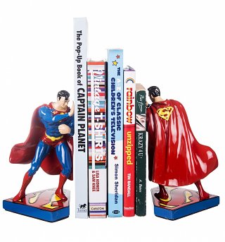 DC Comics Superman Figure Bookends DC Comics Superman Figure Bookends