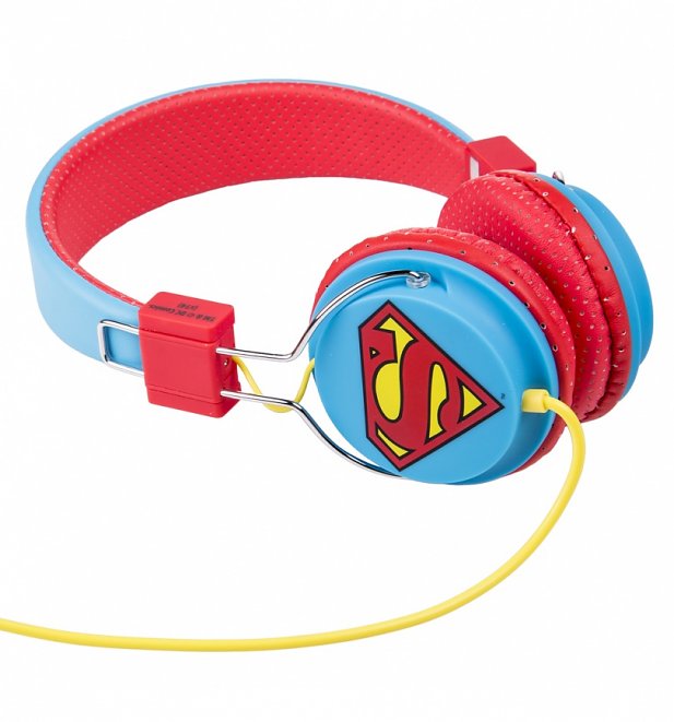 DC Comics Superman Logo Headphones DC Comics Superman Logo Headphones