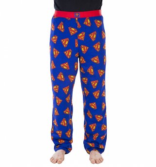 DC Comics Superman Logo Lounge Pants DC Comics Superman Logo Lounge Pants