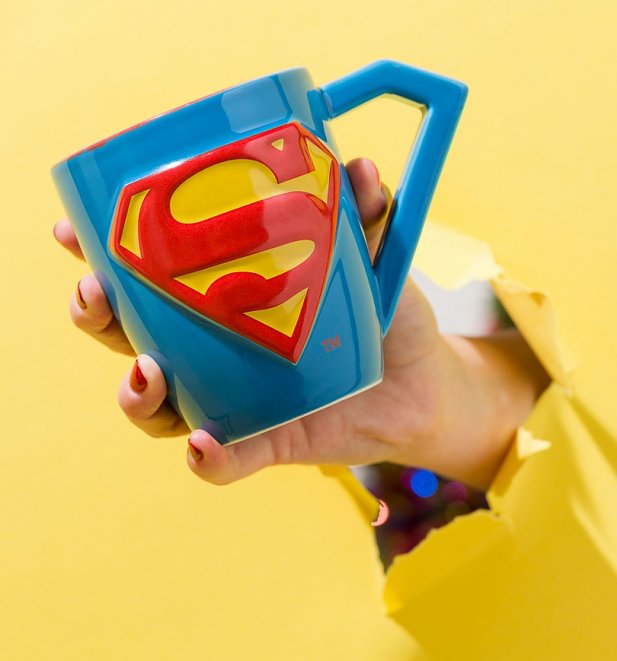 DC Comics Superman Shaped Handle Mug