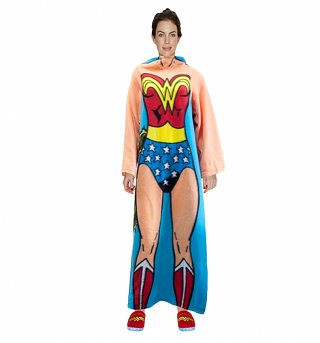 DC Comics Wonder Woman Costume Fleece Snuggler DC Comics Wonder Woman Costume Fleece Snuggler