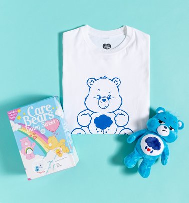Daisy Street x Care Bears White Grumpy Bear Like I Care Oversized T-Shirt and Toy