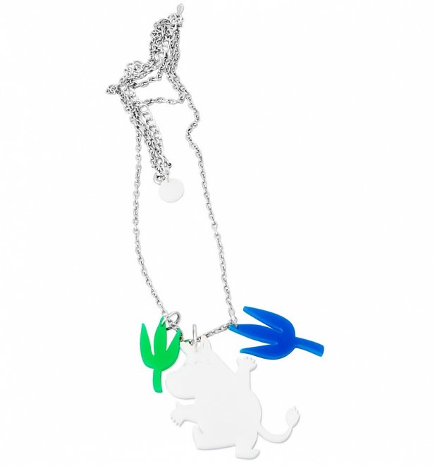 Dancing Moomintroll Acrylic Necklace Dancing Moomintroll Acrylic Necklace