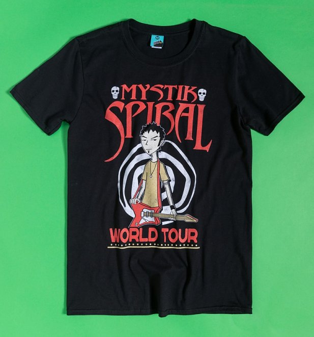 Daria Mystik Spiral World Tour Black T-Shirt