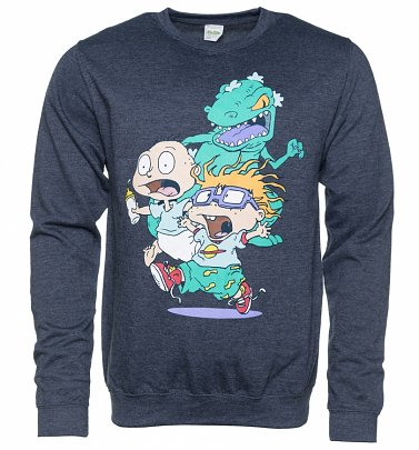 Dark Blue Marl Rugrats Chase Sweater Dark Blue Marl Rugrats Chase Sweater