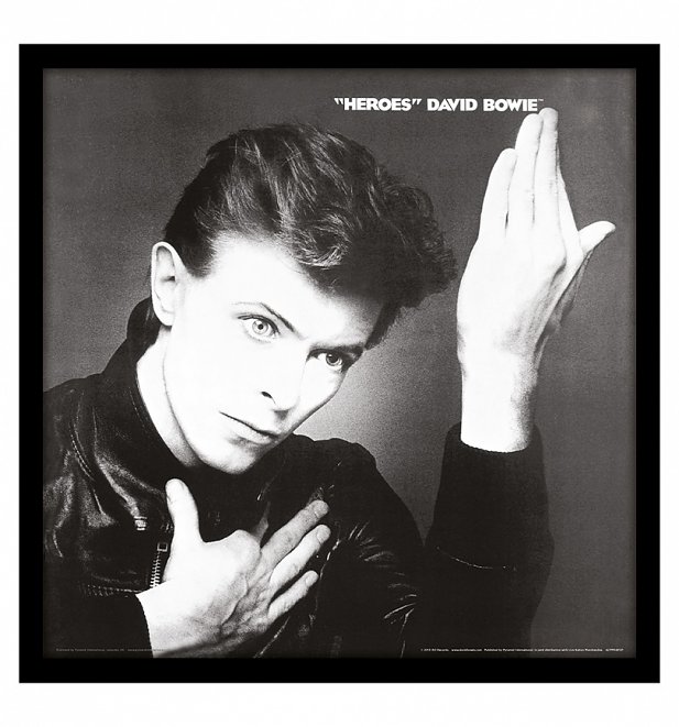 David Bowie Heroes 12" Album Cover Print David Bowie Heroes 12" Album Cover Print