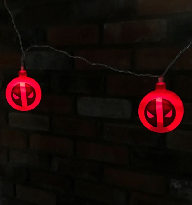 Deadpool Marvel 3D String Lights Deadpool Marvel 3D String Lights