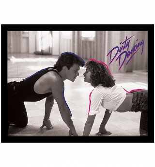 Dirty Dancing Lover Boy Framed Print 30 x 40cm Dirty Dancing Lover Boy Framed Print 30 x 40cm
