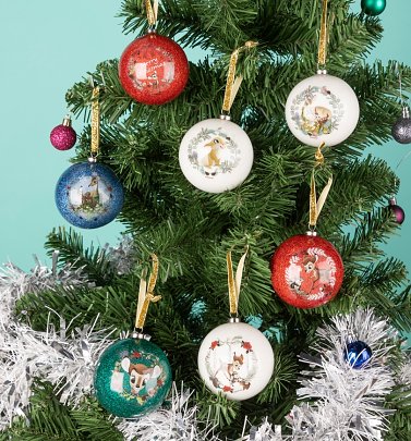 Disney Bambi Enchanted Forest Set of 7 Baubles Disney Bambi Enchanted Forest Set of 7 Baubles