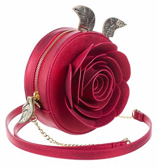 Disney Beauty And The Beast Enchanted Rose Cross Body Bag from Danielle Nicole Disney Beauty And The Beast Enchanted Rose Cross Body Bag from Danielle Nicole