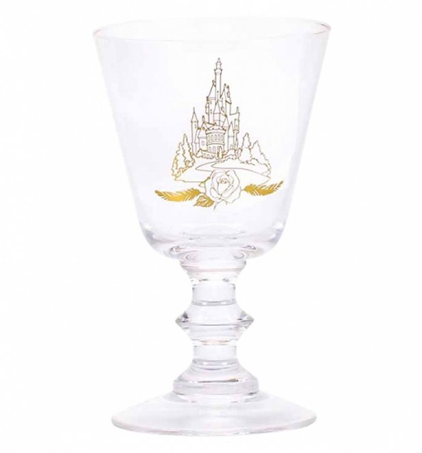 Disney Beauty & The Beast Rose Wine Glass Disney Beauty & The Beast Rose Wine Glass