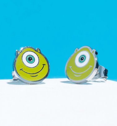 Disney Pixar Monsters, Inc. Mike Wazowski Stud Earrings