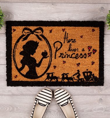 Disney Here Lives A Princess Door Mat Disney Here Lives A Princess Door Mat