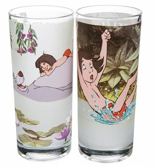Disney Jungle Book Set Of 2 Glasses Disney Jungle Book Set Of 2 Glasses
