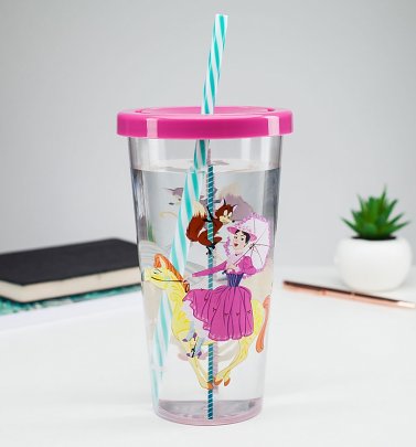 Disney Mary Poppins Cup and Straw Disney Mary Poppins Cup and Straw