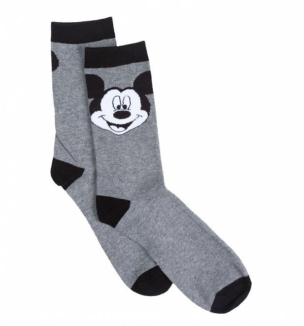 Disney Mickey Mouse Grey Socks from Difuzed Disney Mickey Mouse Grey Socks from Difuzed