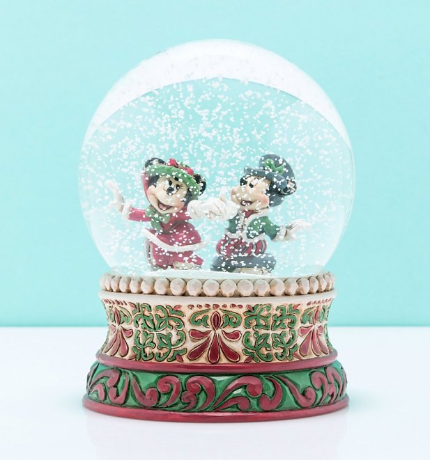Disney Mickey and Minnie Mouse Skating Snow Globe Disney Mickey and Minnie Mouse Skating Snow Globe