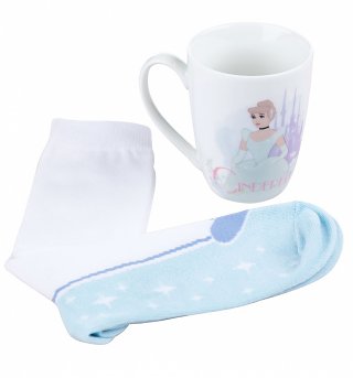 Disney Princess Cinderella Glass Slipper Mug & Socks Set Disney Princess Cinderella Glass Slipper Mug & Socks Set