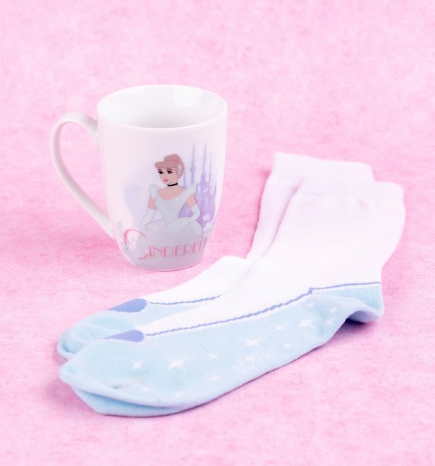 Disney Princess Cinderella Glass Slipper Mug & Socks Set Disney Princess Cinderella Glass Slipper Mug & Socks Set
