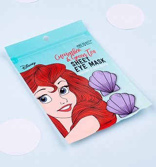 Disney Princess The Little Mermaid Ariel Cucumber & Green Tea Sheet Eye Mask Disney Princess The Little Mermaid Ariel Cucumber & Green Tea Sheet Eye Mask