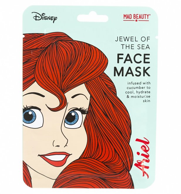 Disney Princess The Little Mermaid Ariel Sheet Face Mask from Mad Beauty Disney Princess The Little Mermaid Ariel Sheet Face Mask from Mad Beauty
