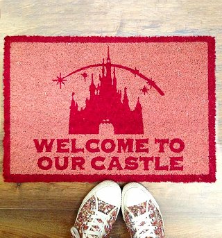 Disney Princess Welcome To Our Castle Door Mat Disney Princess Welcome To Our Castle Door Mat