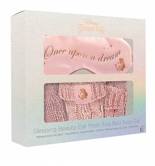 Disney Sleeping Beauty Eye Mask and Bed Socks Set Disney Sleeping Beauty Eye Mask and Bed Socks Set