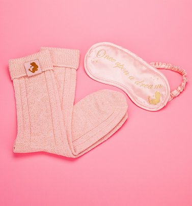 Disney Sleeping Beauty Eye Mask and Bed Socks Set Disney Sleeping Beauty Eye Mask and Bed Socks Set