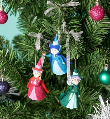 Disney Sleeping Beauty Set of 3 Fairy Godmothers Hanging Decorations Disney Sleeping Beauty Set of 3 Fairy Godmothers Hanging Decorations