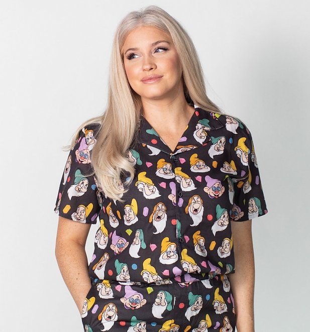 Disney Snow White 7 Dwarfs Co-Ord Button Up Shirt from Cakeworthy