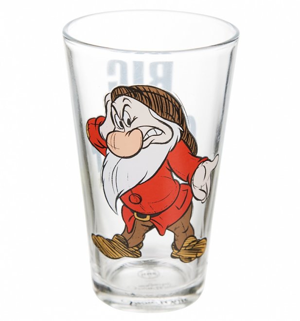Disney Snow White And The Seven Dwarves Grumpy Large Glass Disney Snow White And The Seven Dwarves Grumpy Large Glass