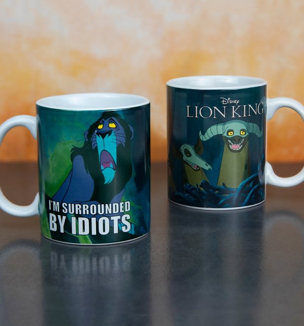 Disney The Lion King Scar I'm Surrounded By Idiots Mug Disney The Lion King Scar I'm Surrounded By Idiots Mug
