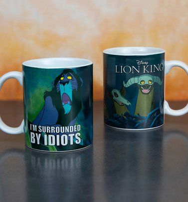 Disney The Lion King Scar I'm Surrounded By Idiots Mug Disney The Lion King Scar I'm Surrounded By Idiots Mug