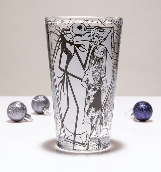 Disney The Nightmare Before Christmas Jack and Sally Glass Disney The Nightmare Before Christmas Jack and Sally Glass
