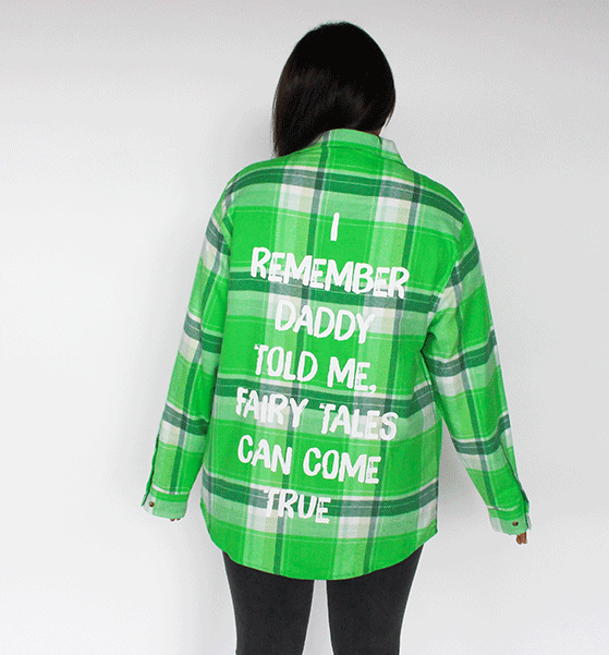 Disney The Princess And The Frog Tiana Fairy Tale Flannel Shirt from Cakeworthy