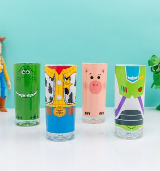 Disney Toy Story Set Of Four Tumblers from Funko Disney Toy Story Set Of Four Tumblers from Funko