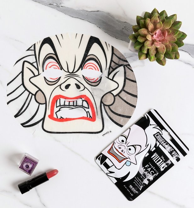 Disney Villains Cruella Sheet Face Mask from Mad Beauty