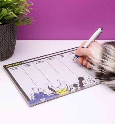 Disney Villains Weekly Planner A4 Desk Pad Disney Villains Weekly Planner A4 Desk Pad