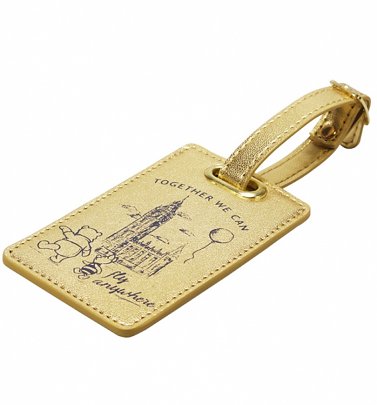 Disney Winnie The Pooh Fly Anywhere Metallic Luggage Tag Disney Winnie The Pooh Fly Anywhere Metallic Luggage Tag