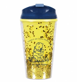 Disney Winnie The Pooh Hunny Glitter Travel Mug Disney Winnie The Pooh Hunny Glitter Travel Mug