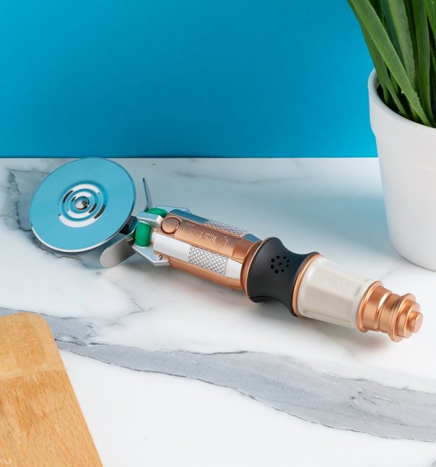 Doctor Who Sonic Screwdriver Pizza Cutter With Sounds Doctor Who Sonic Screwdriver Pizza Cutter With Sounds